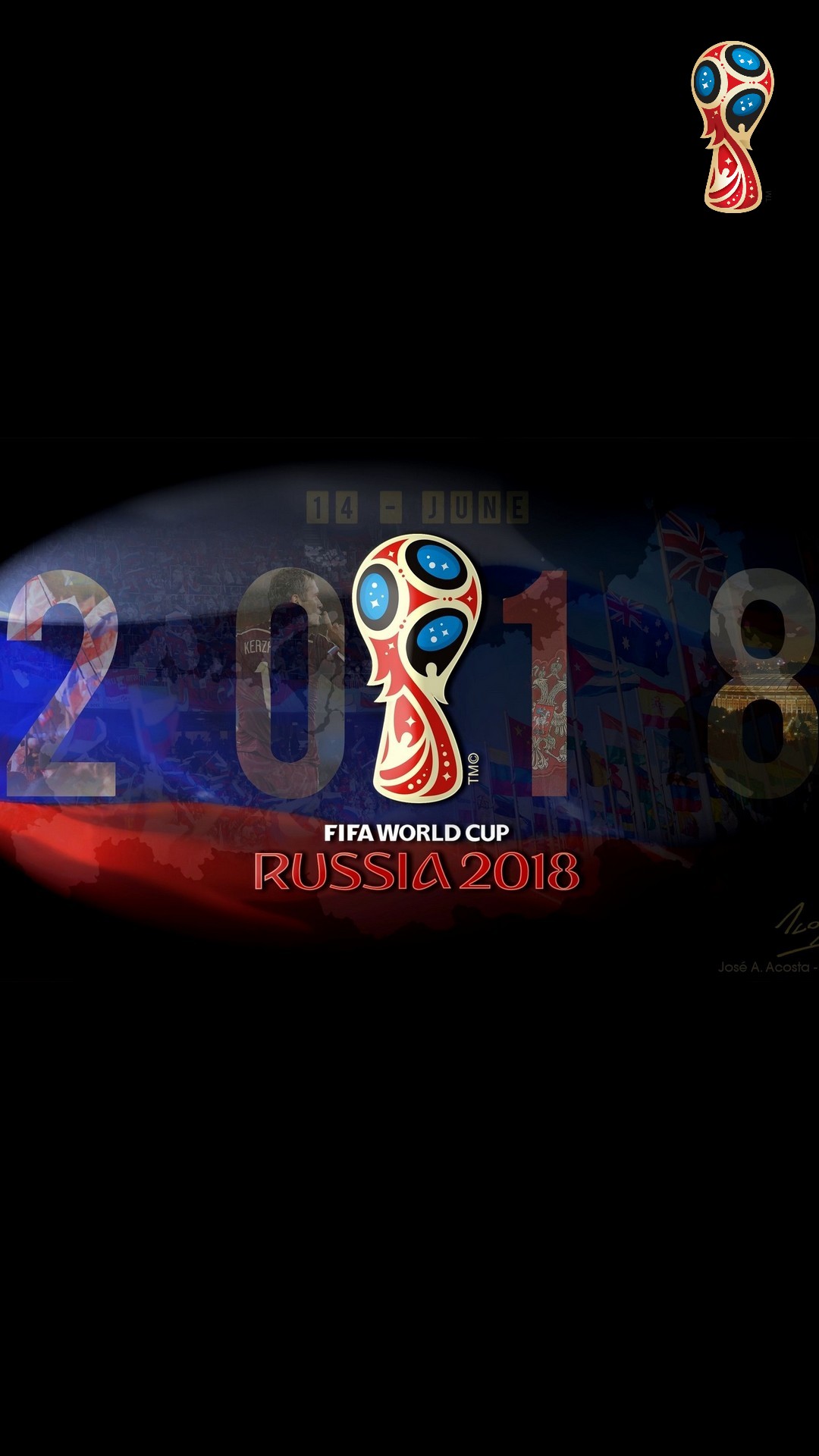 FIFA World Cup Wallpaper iPhone HD with resolution 1080x1920 pixel. You can make this wallpaper for your Mac or Windows Desktop Background, iPhone, Android or Tablet and another Smartphone device
