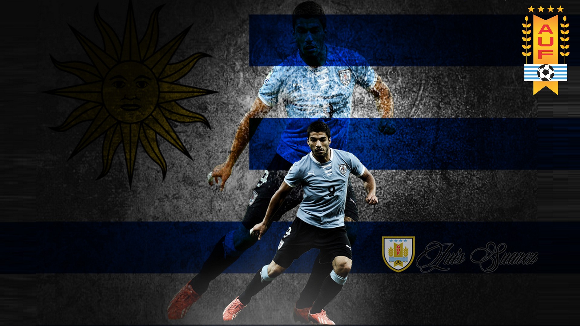 Luis Suarez Uruguay HD Wallpapers With Resolution 1920X1080 pixel. You can make this wallpaper for your Mac or Windows Desktop Background, iPhone, Android or Tablet and another Smartphone device for free