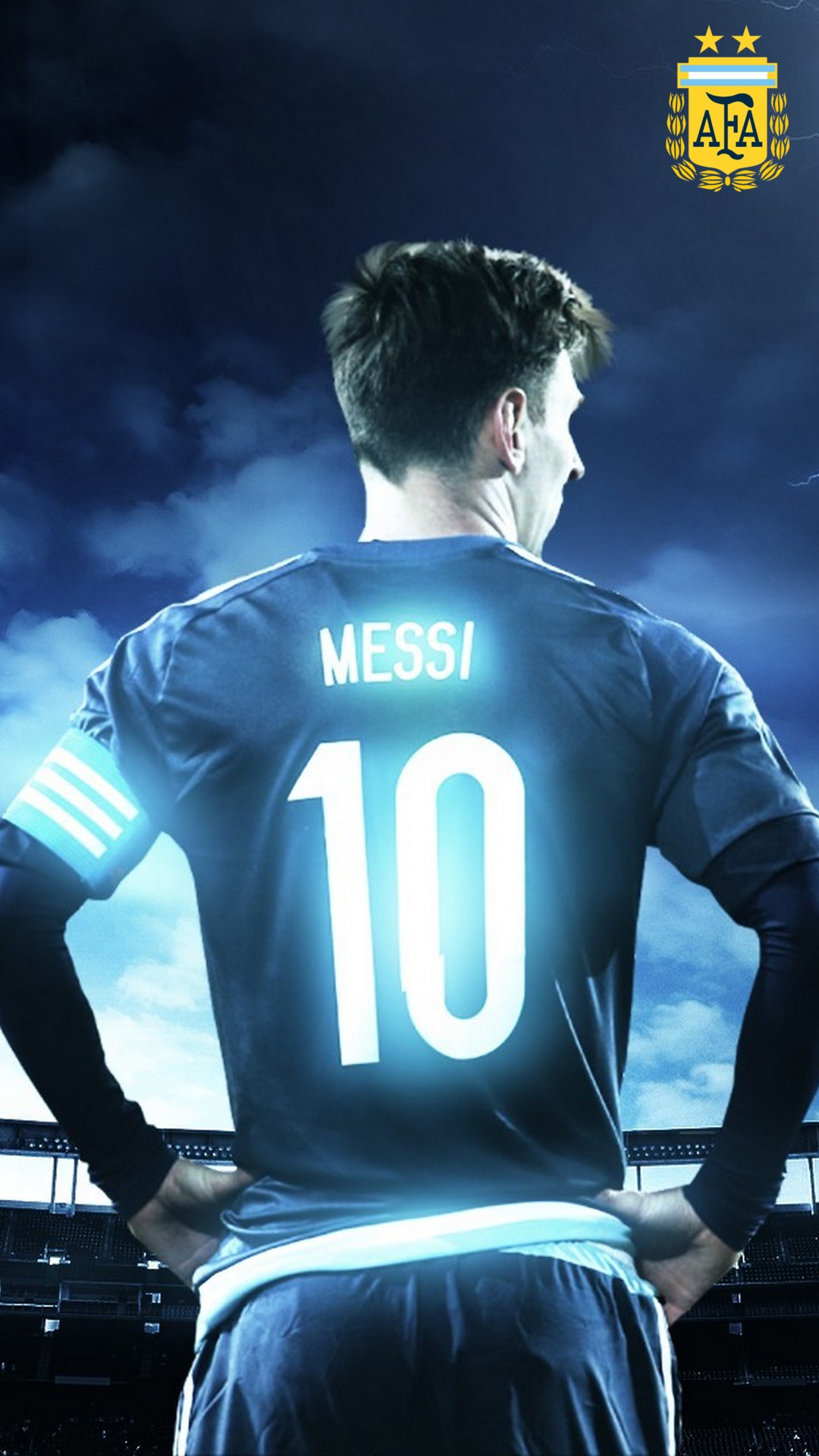 Messi Argentina iPhone 6 Wallpaper with resolution 1080x1920 pixel. You can make this wallpaper for your Mac or Windows Desktop Background, iPhone, Android or Tablet and another Smartphone device