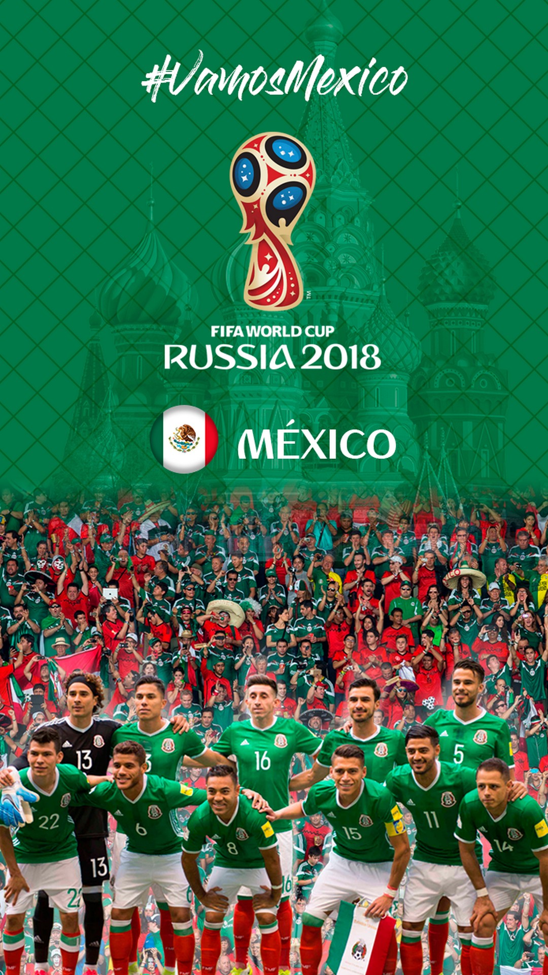 Mexico National Team HD Wallpaper For iPhone with resolution 1080x1920 pixel. You can make this wallpaper for your Mac or Windows Desktop Background, iPhone, Android or Tablet and another Smartphone device