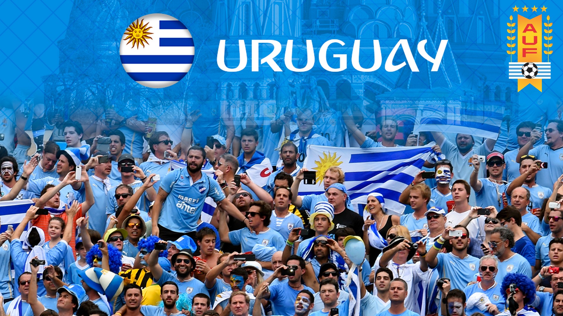 Uruguay Football Wallpaper HD With Resolution 1920X1080 pixel. You can make this wallpaper for your Mac or Windows Desktop Background, iPhone, Android or Tablet and another Smartphone device for free