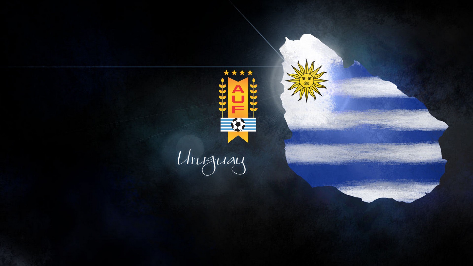 Uruguay Football Wallpaper with resolution 1920x1080 pixel. You can make this wallpaper for your Mac or Windows Desktop Background, iPhone, Android or Tablet and another Smartphone device