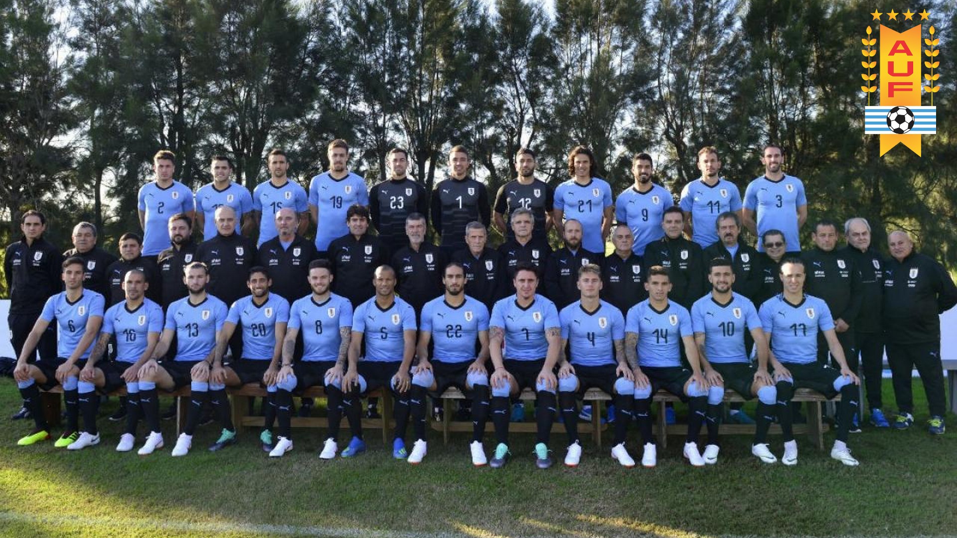 Uruguay National Team Wallpaper HD with resolution 1920x1080 pixel. You can make this wallpaper for your Mac or Windows Desktop Background, iPhone, Android or Tablet and another Smartphone device