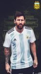 Wallpaper Messi Argentina iPhone
