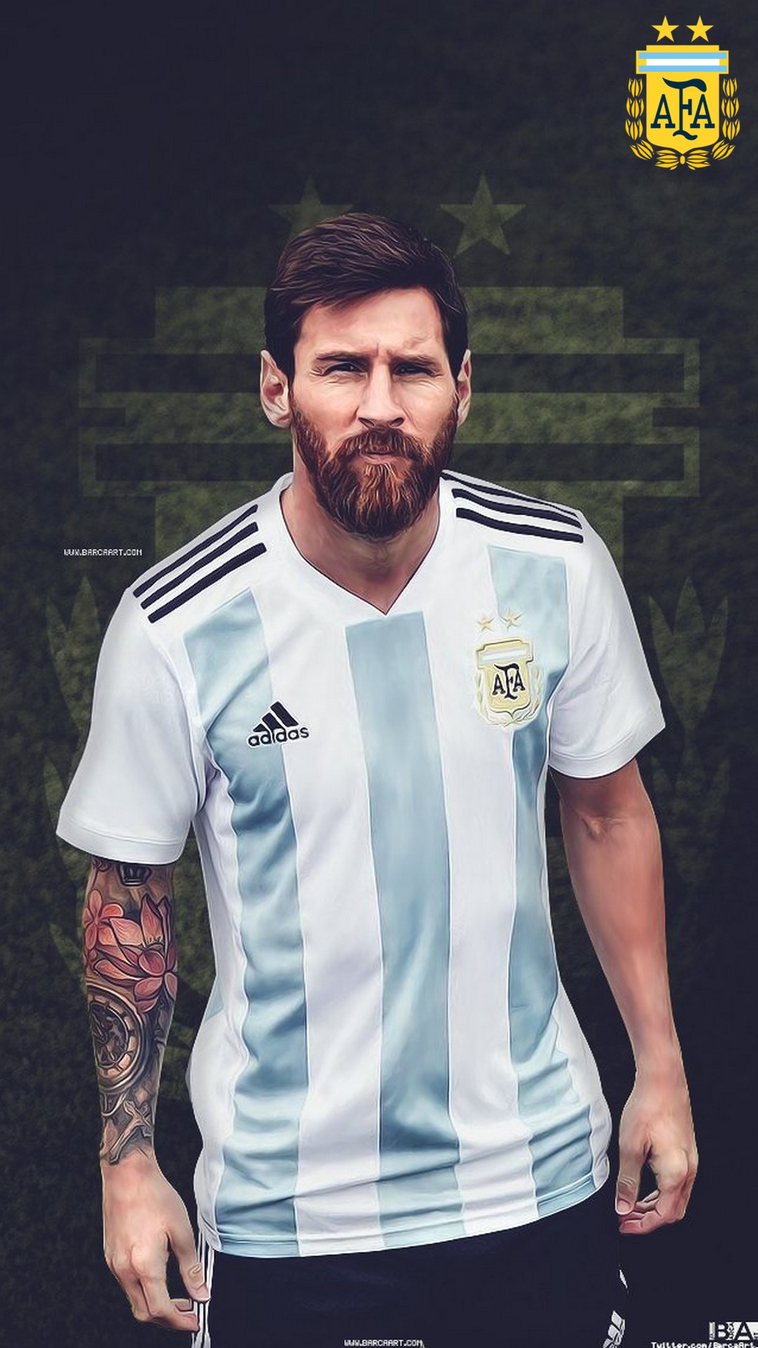 Wallpaper Messi Argentina iPhone With Resolution 1080X1920 pixel. You can make this wallpaper for your Mac or Windows Desktop Background, iPhone, Android or Tablet and another Smartphone device for free