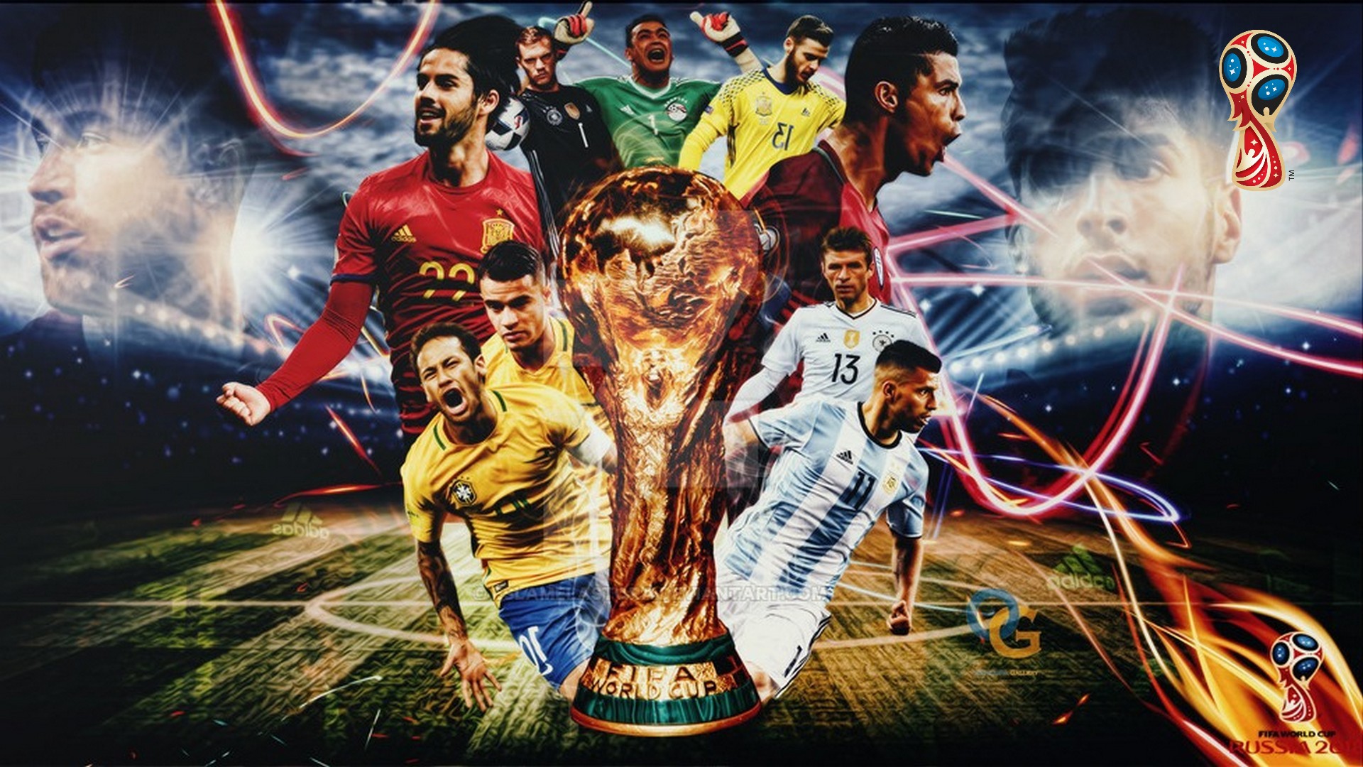 World Cup Russia HD Wallpapers with resolution 1920x1080 pixel. You can make this wallpaper for your Mac or Windows Desktop Background, iPhone, Android or Tablet and another Smartphone device