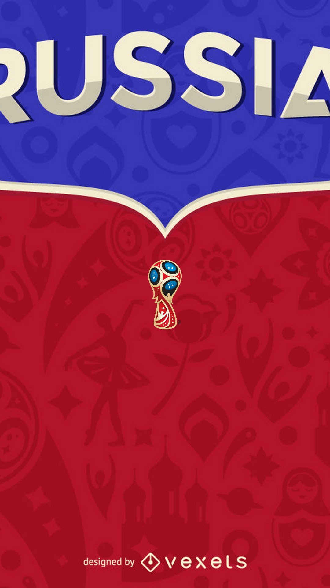 World Cup Russia iPhone 6 Wallpaper with resolution 1080x1920 pixel. You can make this wallpaper for your Mac or Windows Desktop Background, iPhone, Android or Tablet and another Smartphone device