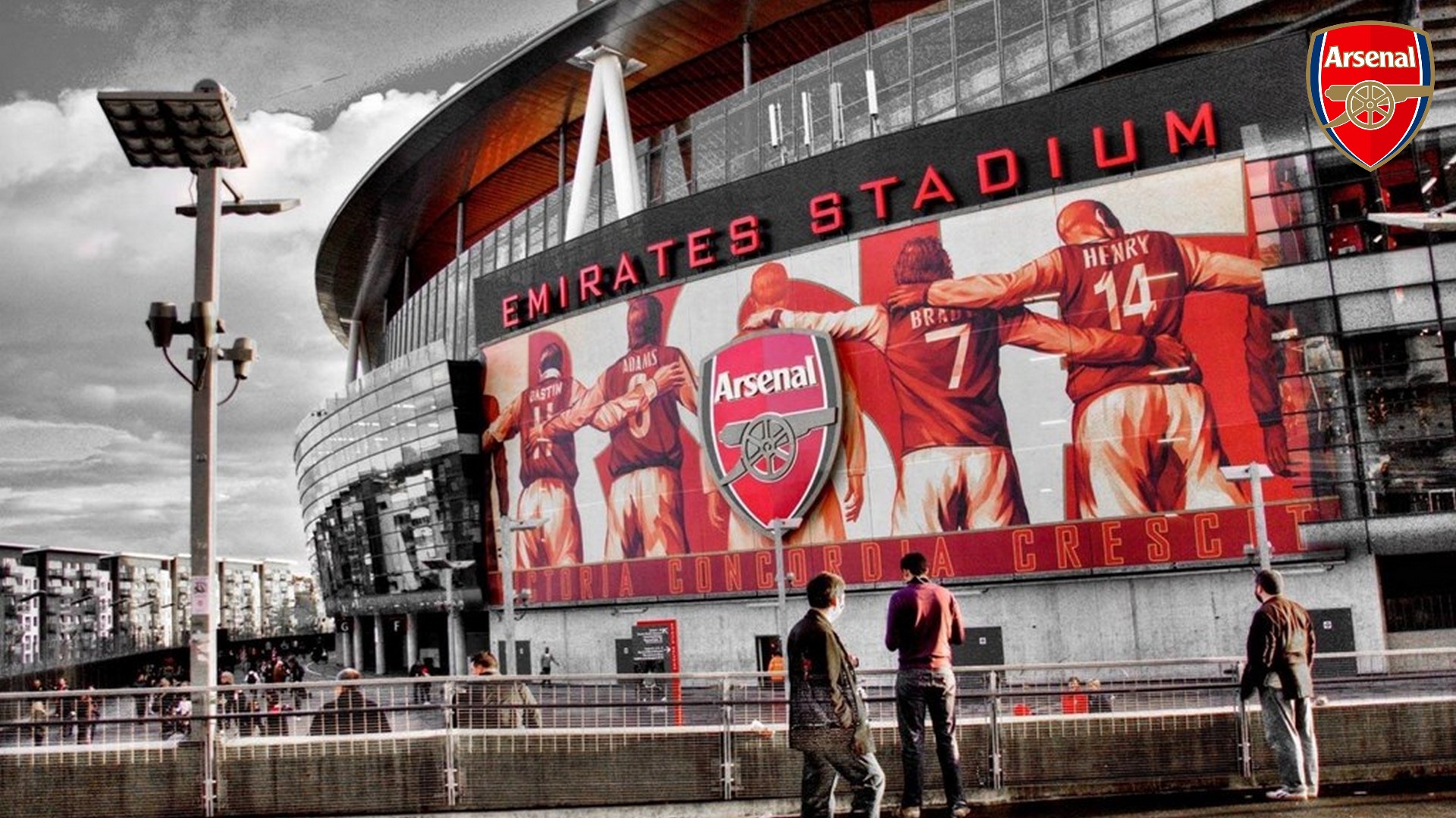 Arsenal Stadium HD Wallpapers with resolution 1920x1080 pixel. You can make this wallpaper for your Mac or Windows Desktop Background, iPhone, Android or Tablet and another Smartphone device