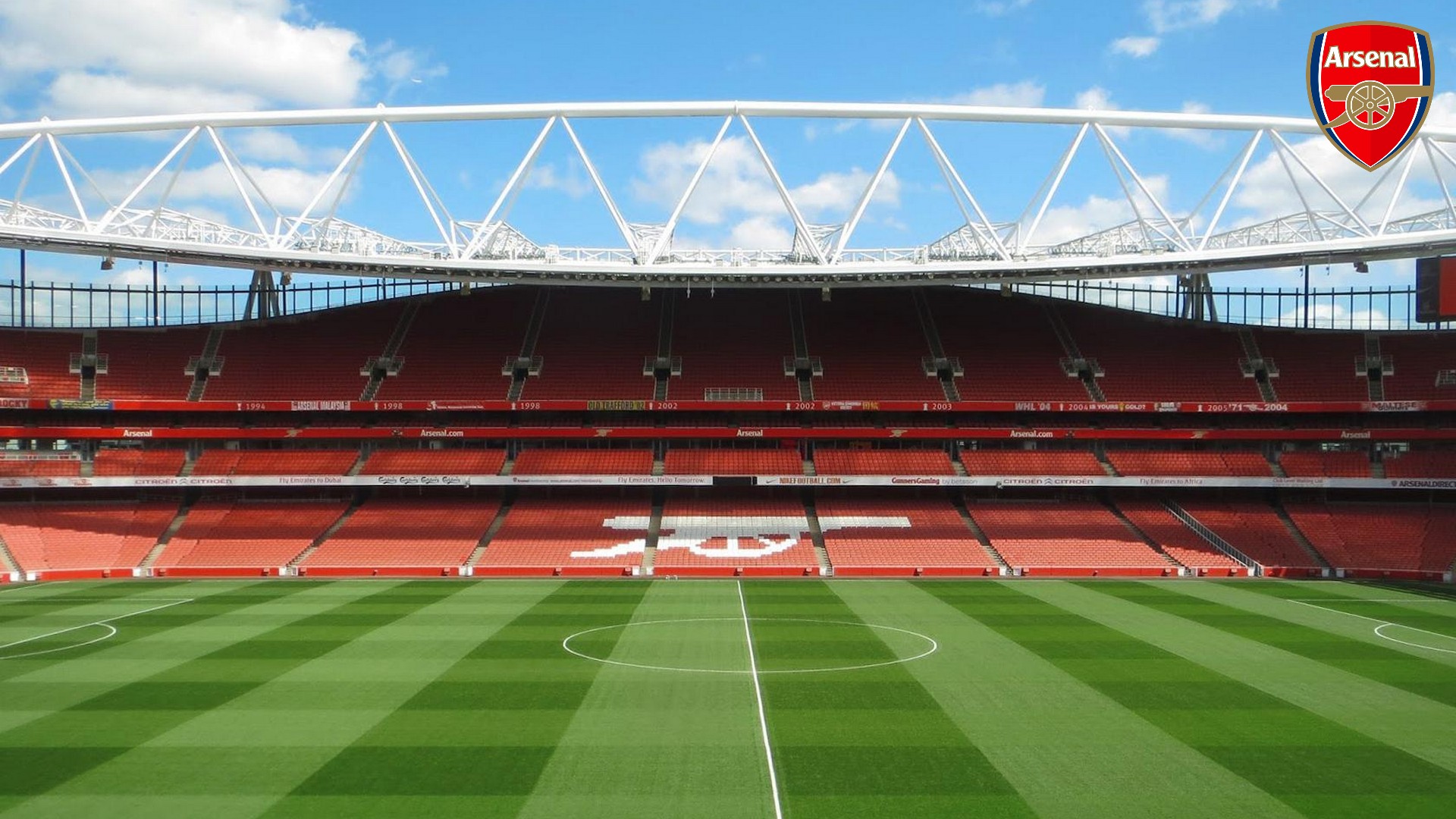 Arsenal Stadium Mac Backgrounds with resolution 1920x1080 pixel. You can make this wallpaper for your Mac or Windows Desktop Background, iPhone, Android or Tablet and another Smartphone device