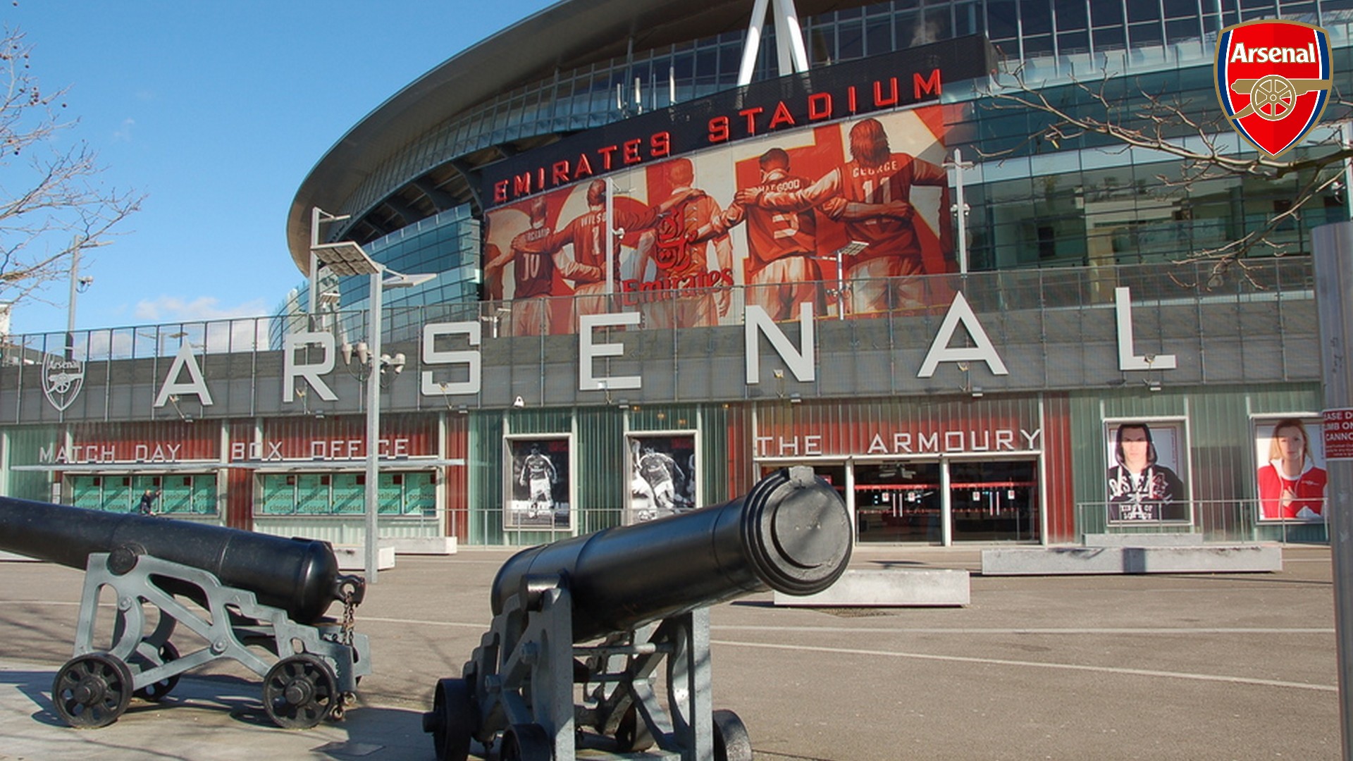Arsenal Stadium Wallpaper HD with resolution 1920x1080 pixel. You can make this wallpaper for your Mac or Windows Desktop Background, iPhone, Android or Tablet and another Smartphone device