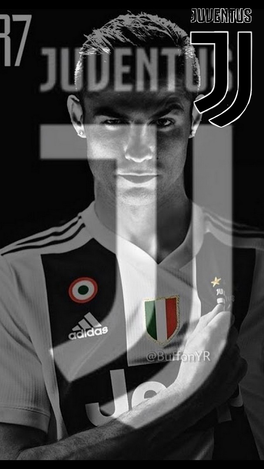 C Ronaldo Juventus iPhone 8 Wallpaper With Resolution 1080X1920 pixel. You can make this wallpaper for your Mac or Windows Desktop Background, iPhone, Android or Tablet and another Smartphone device for free