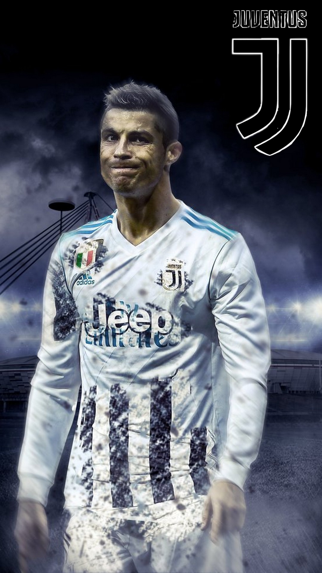 CR7 Juventus iPhone 7 Plus Wallpaper With Resolution 1080X1920 pixel. You can make this wallpaper for your Mac or Windows Desktop Background, iPhone, Android or Tablet and another Smartphone device for free