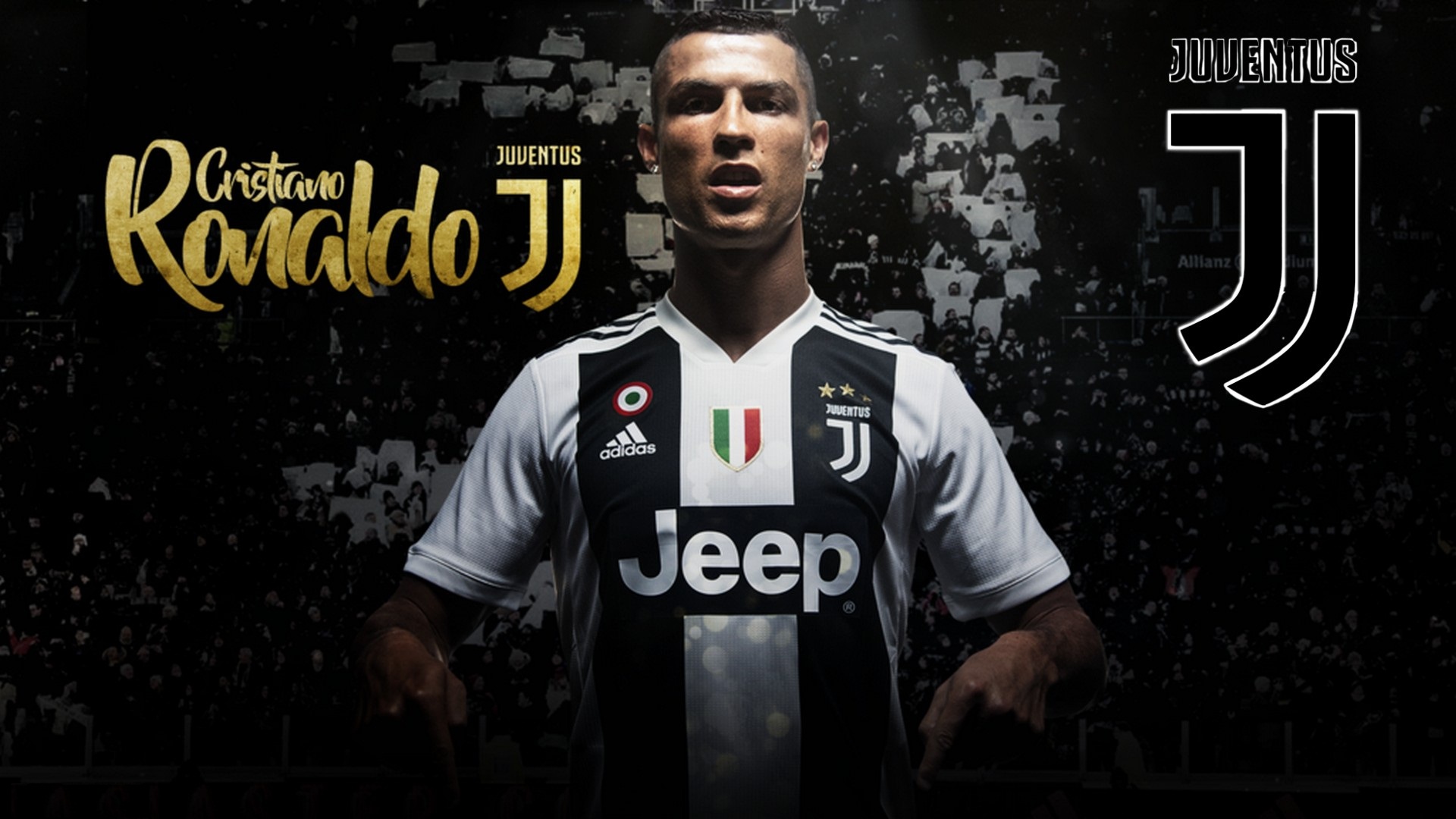Cristiano Ronaldo Juventus Backgrounds HD With Resolution 1920X1080 pixel. You can make this wallpaper for your Mac or Windows Desktop Background, iPhone, Android or Tablet and another Smartphone device for free