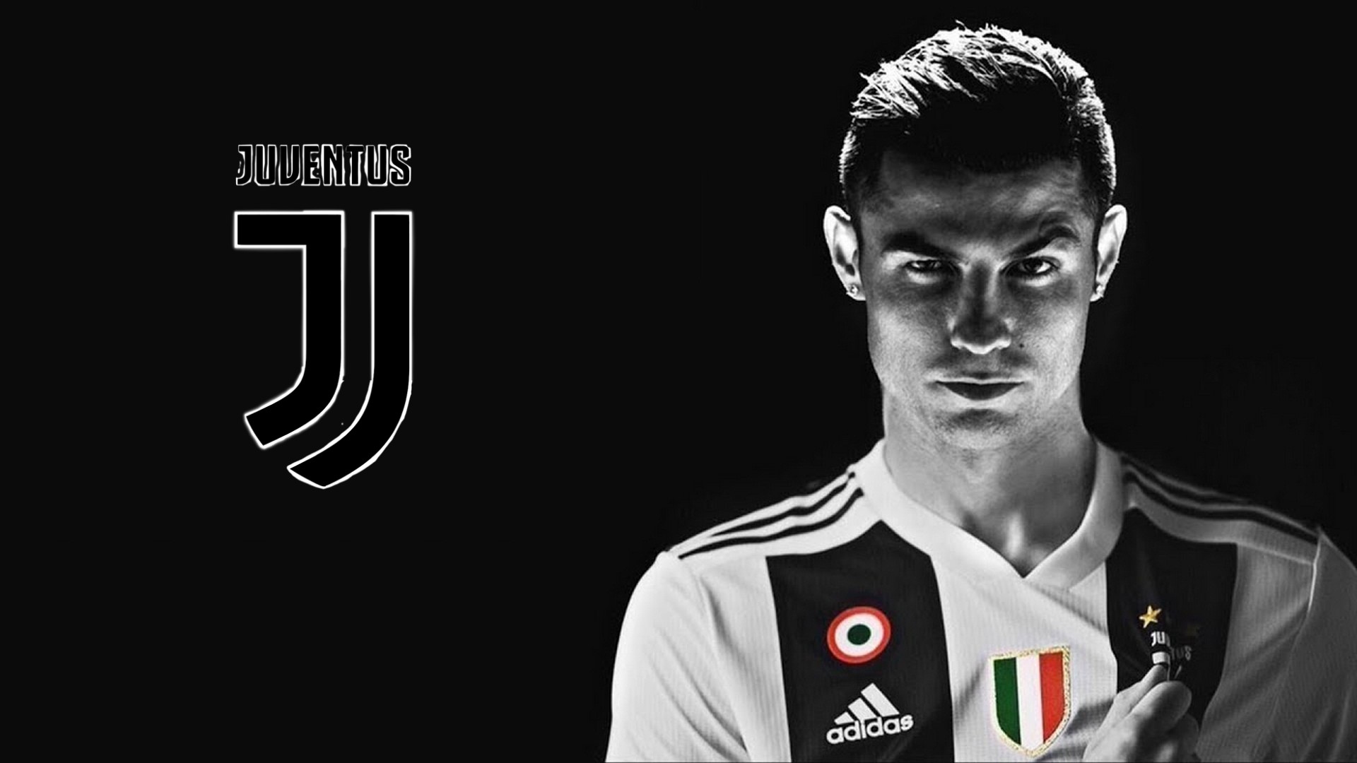 Cristiano Ronaldo Juventus Wallpaper with resolution 1920x1080 pixel. You can make this wallpaper for your Mac or Windows Desktop Background, iPhone, Android or Tablet and another Smartphone device
