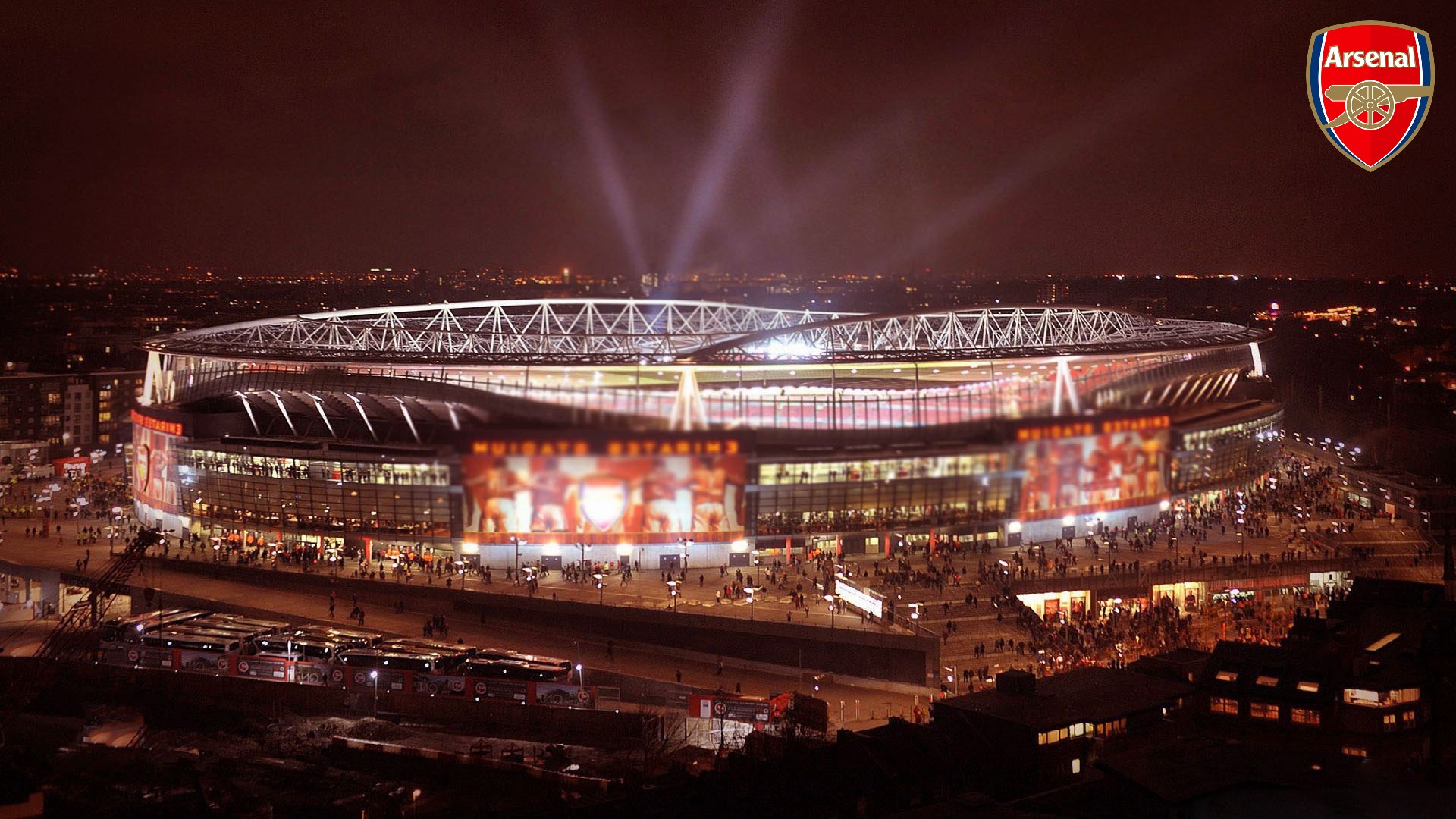 HD Arsenal Stadium Backgrounds with resolution 1920x1080 pixel. You can make this wallpaper for your Mac or Windows Desktop Background, iPhone, Android or Tablet and another Smartphone device