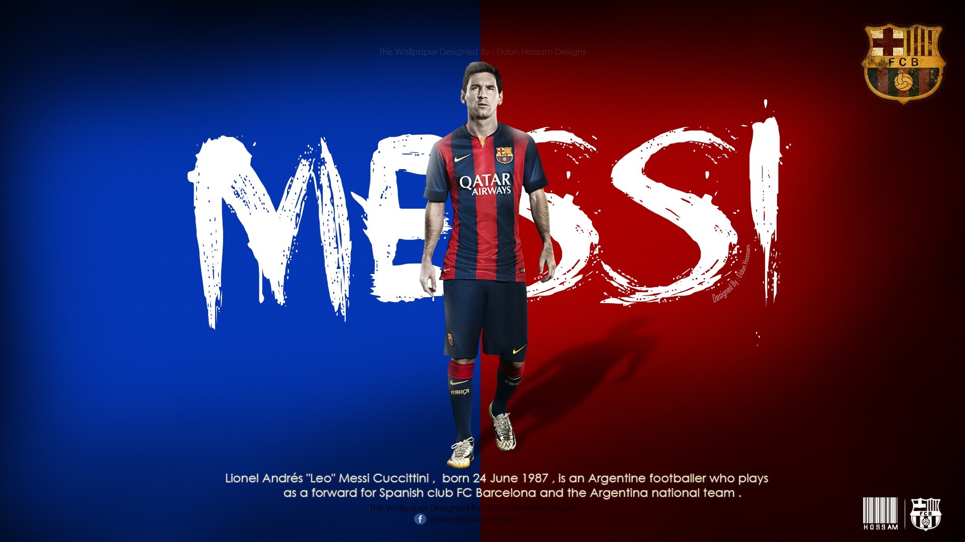 HD Lionel Messi Barcelona Wallpapers With Resolution 1920X1080 pixel. You can make this wallpaper for your Mac or Windows Desktop Background, iPhone, Android or Tablet and another Smartphone device for free