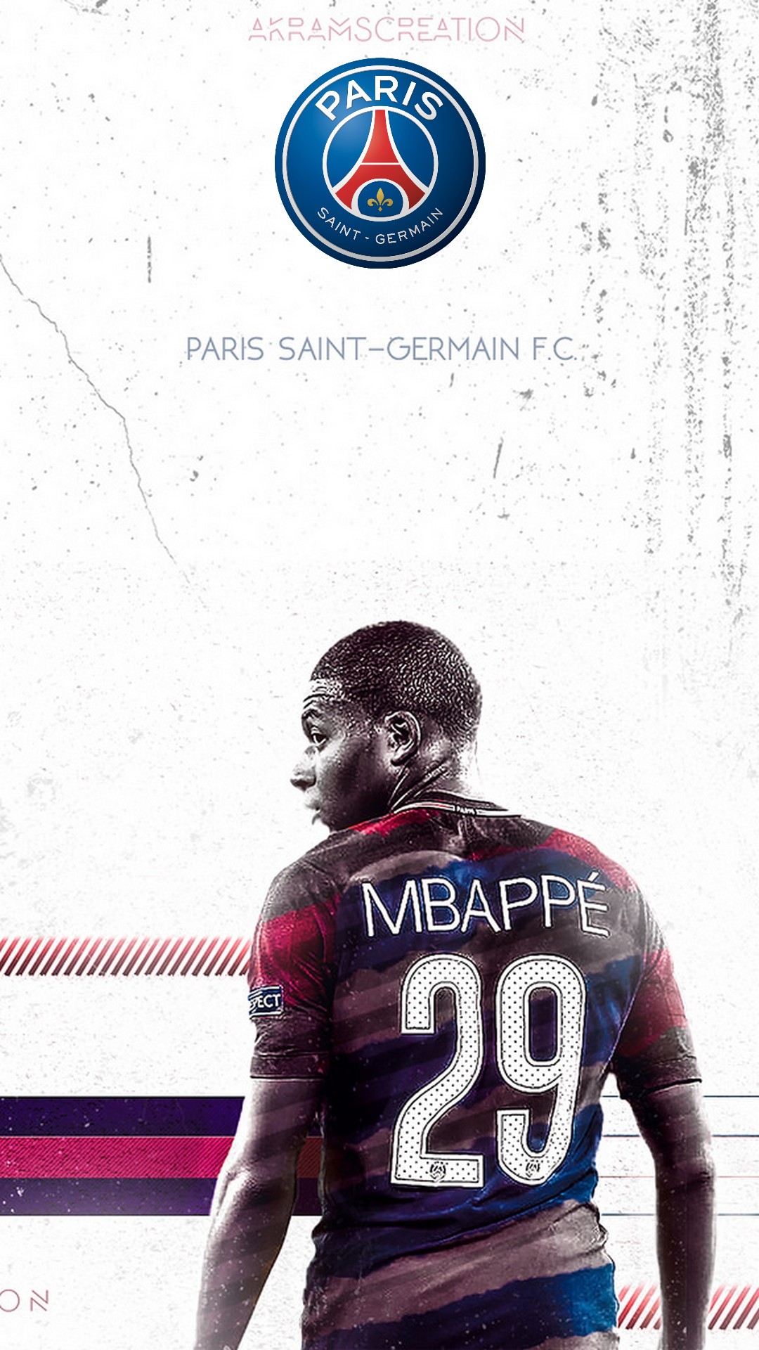 Kylian Mbappe PSG HD Wallpaper For iPhone With Resolution 1080X1920 pixel. You can make this wallpaper for your Mac or Windows Desktop Background, iPhone, Android or Tablet and another Smartphone device for free