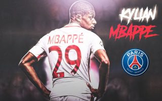 Kylian Mbappe PSG Wallpaper With Resolution 1920X1080 pixel. You can make this wallpaper for your Mac or Windows Desktop Background, iPhone, Android or Tablet and another Smartphone device for free