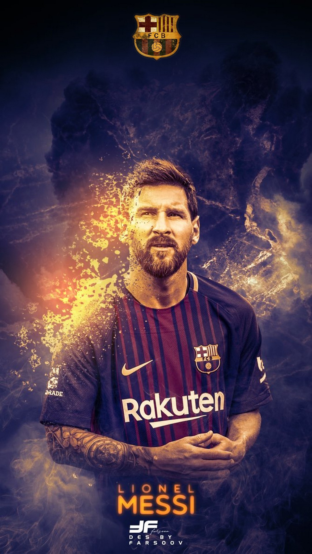 Leo Messi HD Wallpaper For iPhone with resolution 1080x1920 pixel. You can make this wallpaper for your Mac or Windows Desktop Background, iPhone, Android or Tablet and another Smartphone device