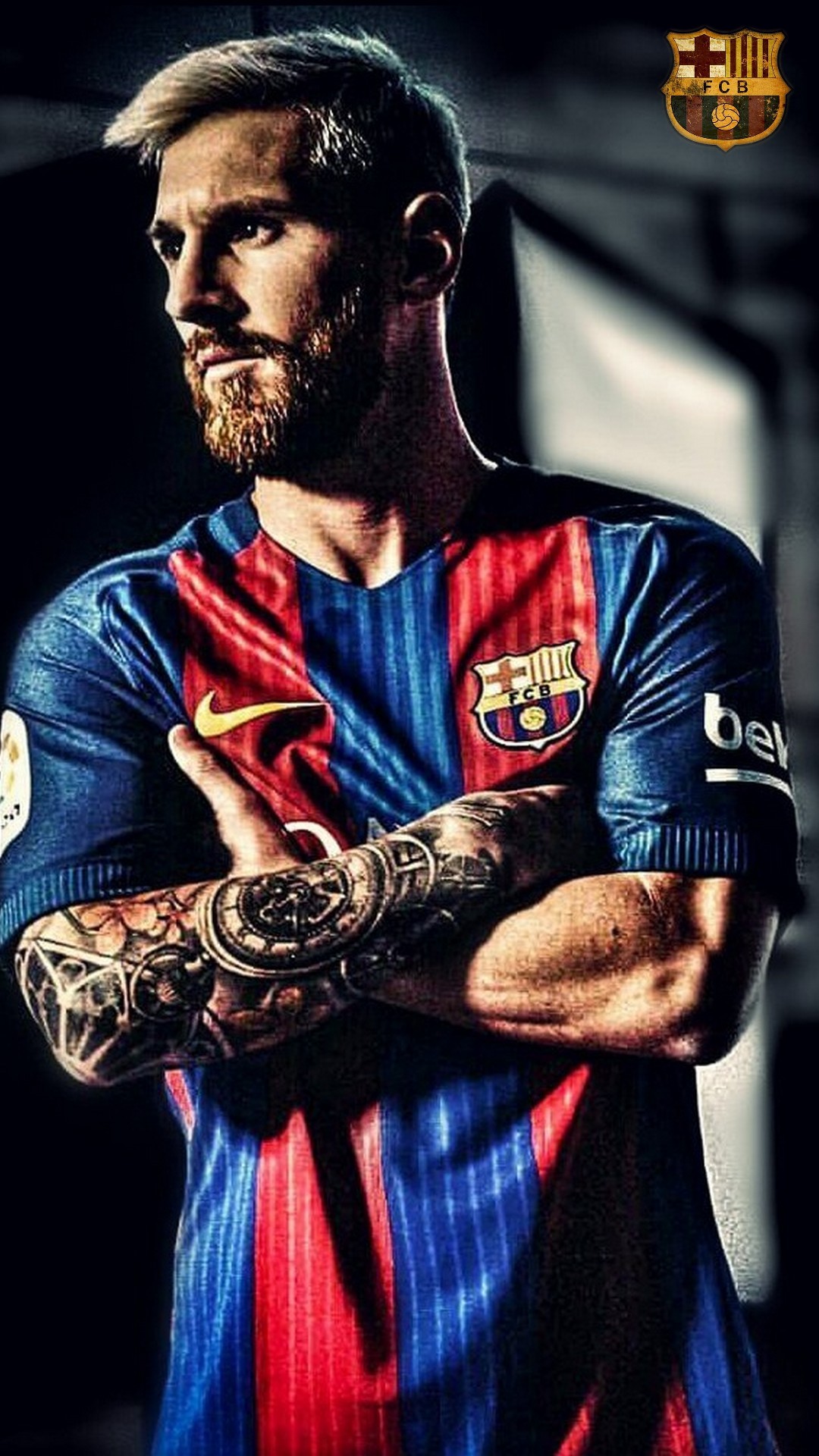 Lionel Messi Barcelona iPhone 8 Wallpaper With Resolution 1080X1920 pixel. You can make this wallpaper for your Mac or Windows Desktop Background, iPhone, Android or Tablet and another Smartphone device for free