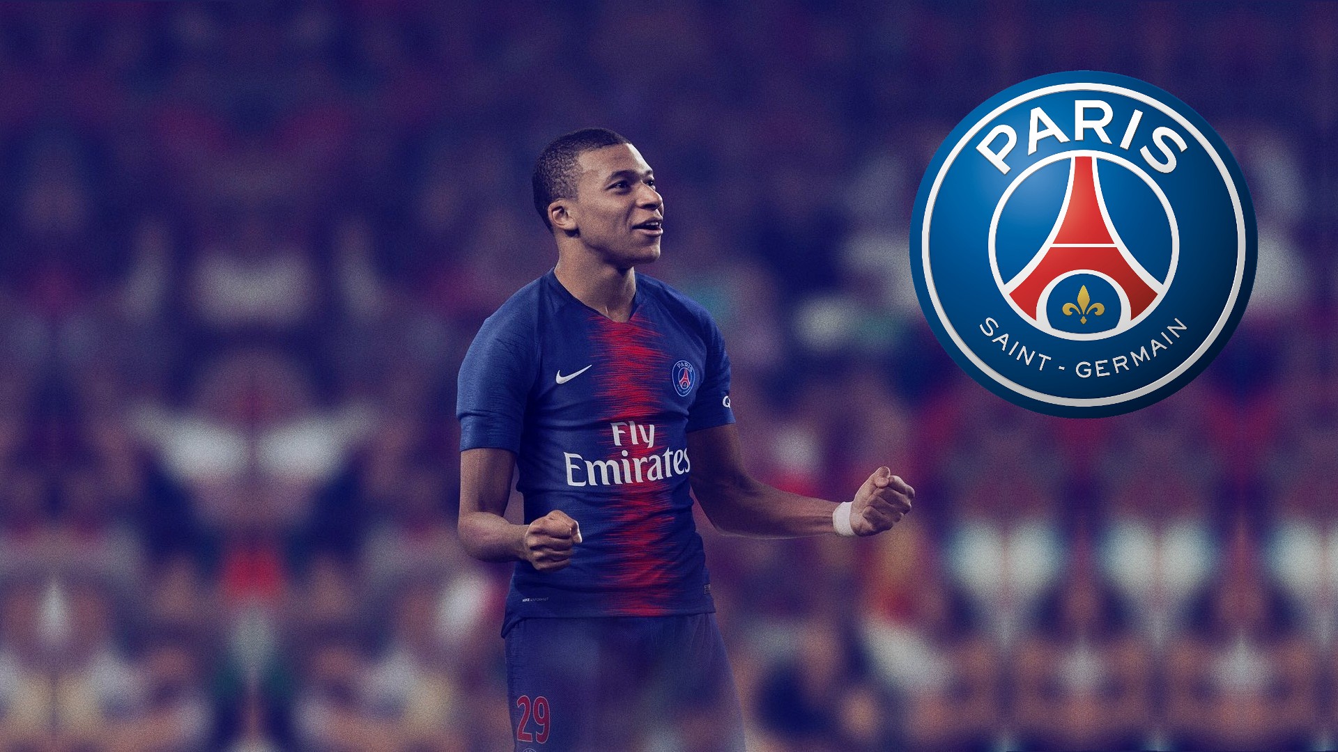 Mbappe Paris Saint-Germain Wallpaper HD With Resolution 1920X1080 pixel. You can make this wallpaper for your Mac or Windows Desktop Background, iPhone, Android or Tablet and another Smartphone device for free
