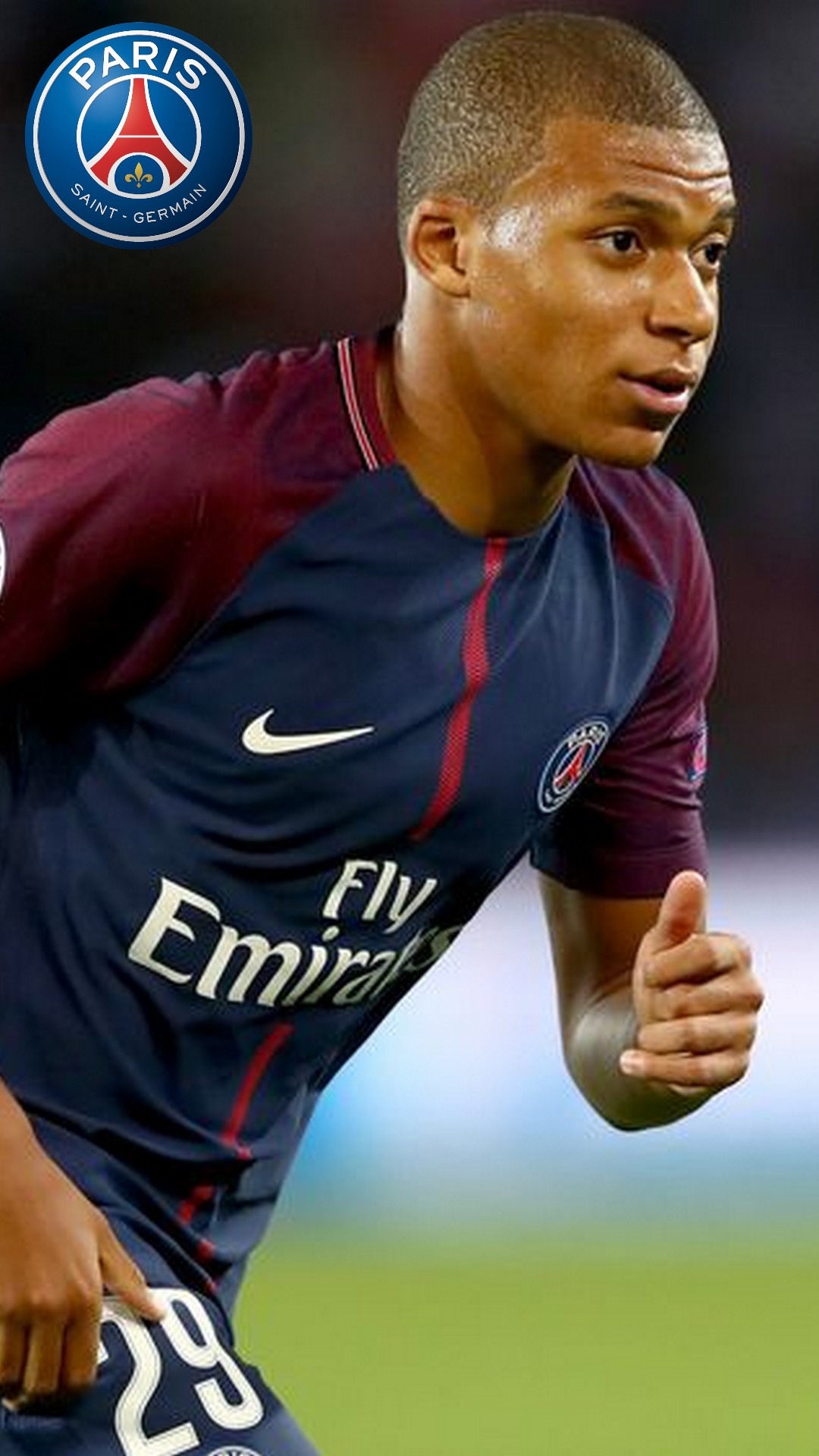 Mbappe Paris Saint-Germain iPhone Wallpapers With Resolution 1080X1920 pixel. You can make this wallpaper for your Mac or Windows Desktop Background, iPhone, Android or Tablet and another Smartphone device for free
