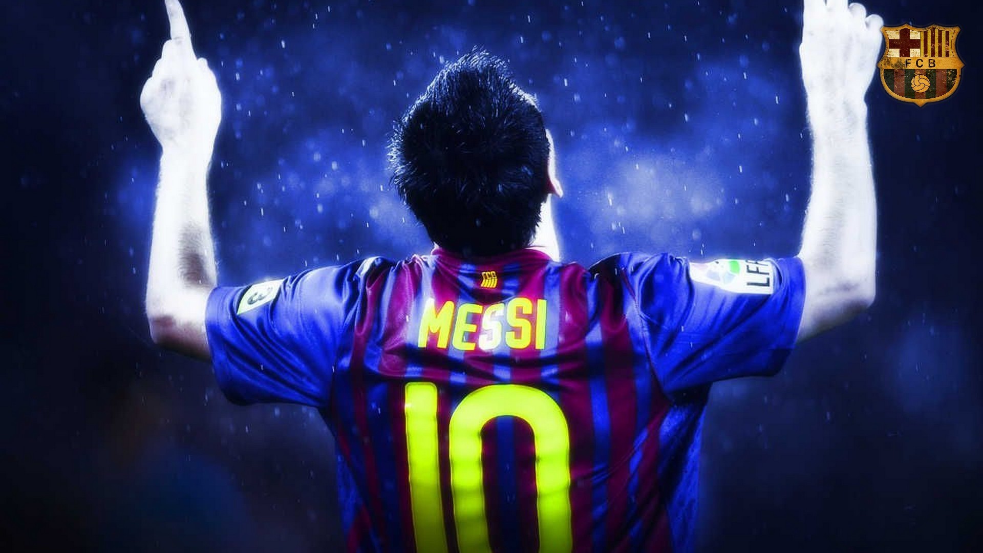 Messi Desktop Wallpaper With Resolution 1920X1080 pixel. You can make this wallpaper for your Mac or Windows Desktop Background, iPhone, Android or Tablet and another Smartphone device for free