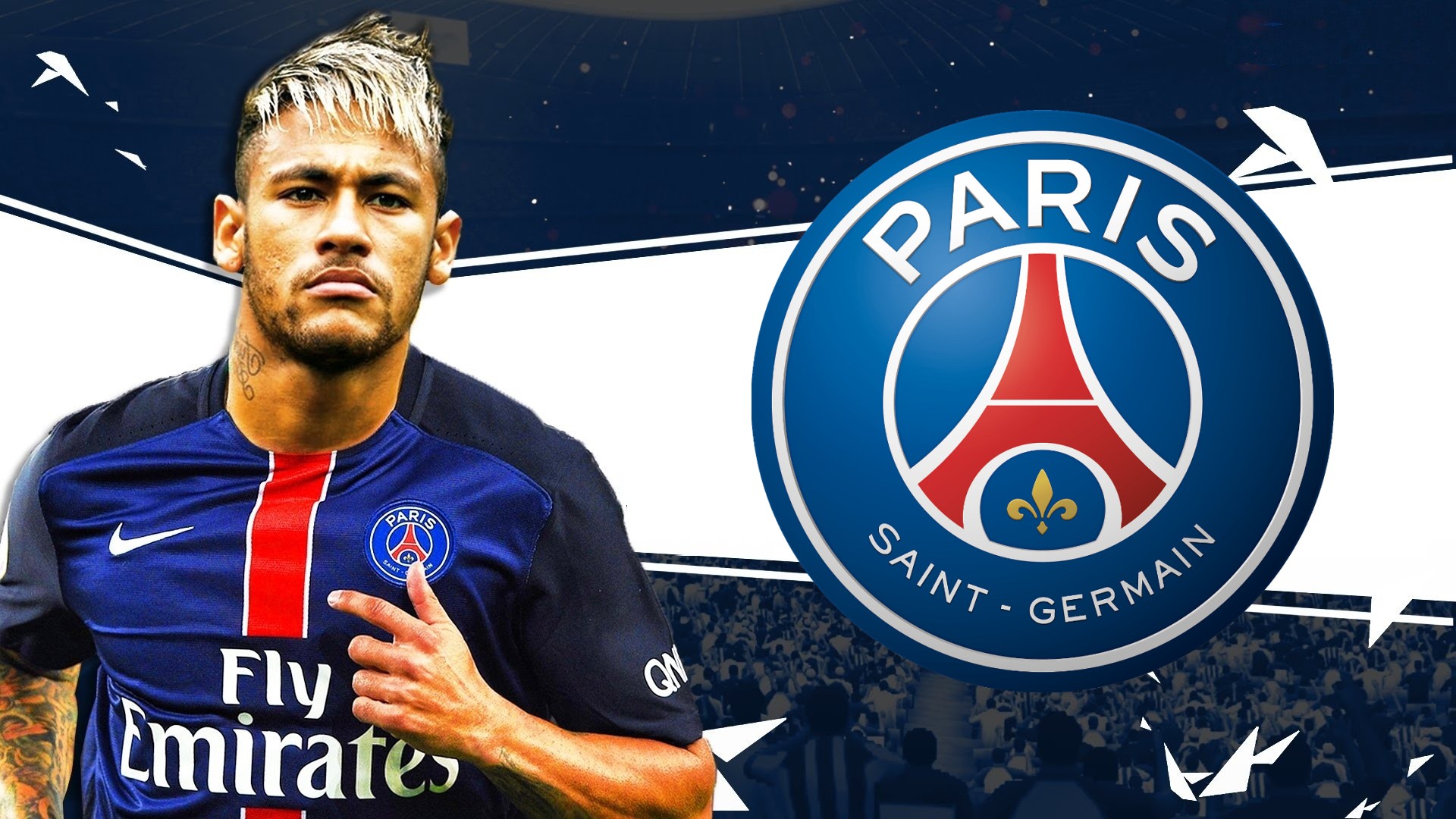 Neymar PSG Desktop Wallpapers With Resolution 1920X1080 pixel. You can make this wallpaper for your Mac or Windows Desktop Background, iPhone, Android or Tablet and another Smartphone device for free