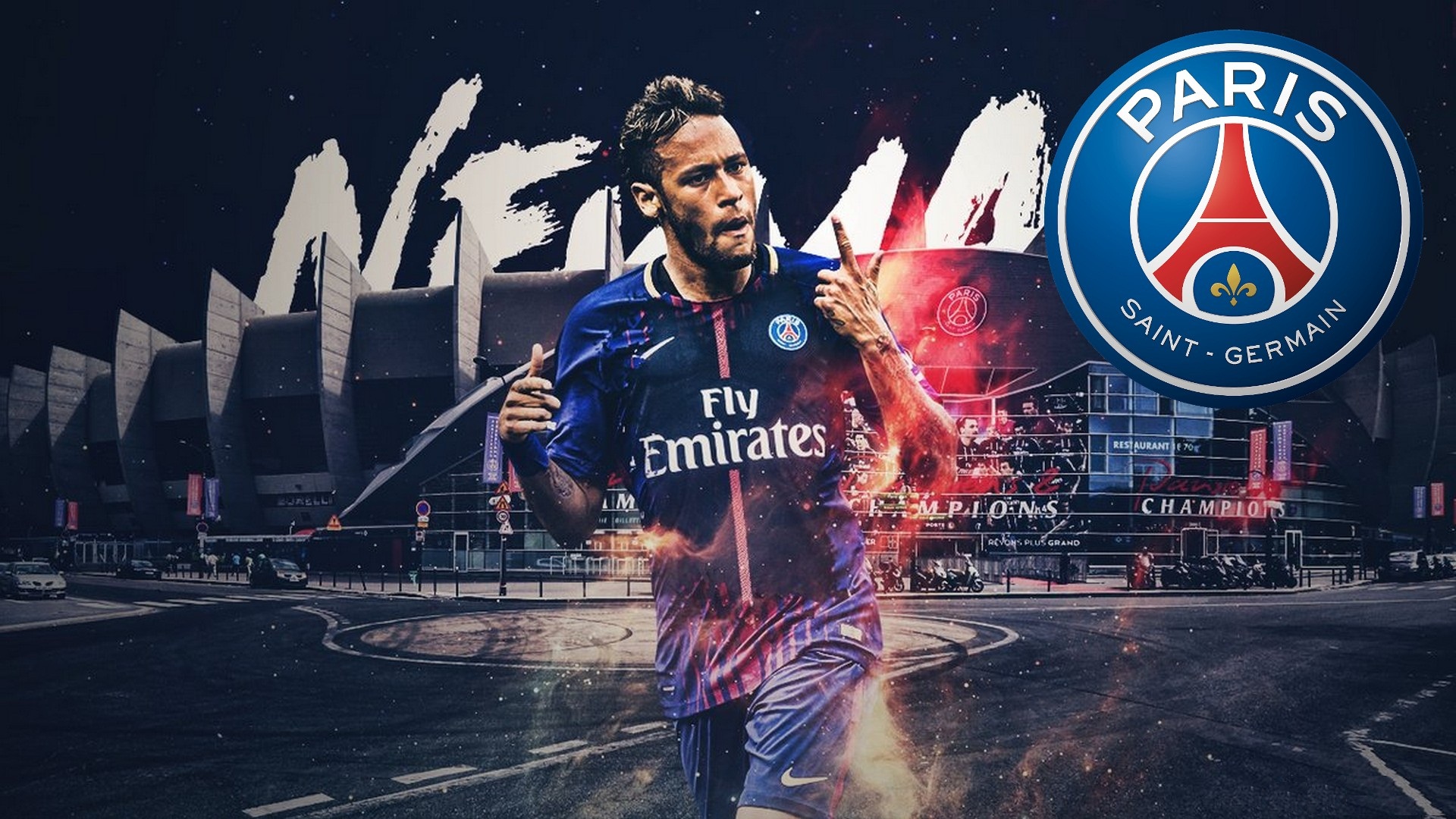Neymar PSG HD Wallpapers with resolution 1920x1080 pixel. You can make this wallpaper for your Mac or Windows Desktop Background, iPhone, Android or Tablet and another Smartphone device