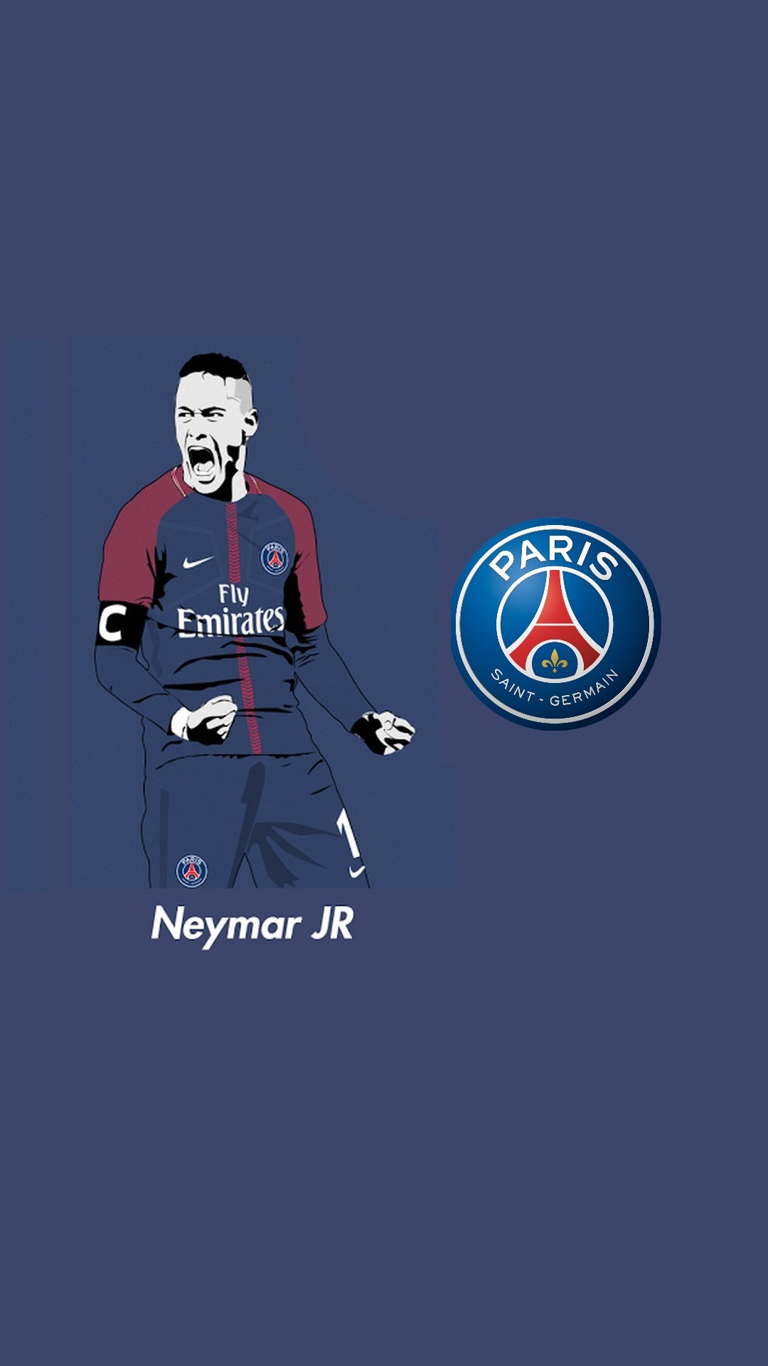 Neymar PSG iPhone X Wallpaper with resolution 1080x1920 pixel. You can make this wallpaper for your Mac or Windows Desktop Background, iPhone, Android or Tablet and another Smartphone device