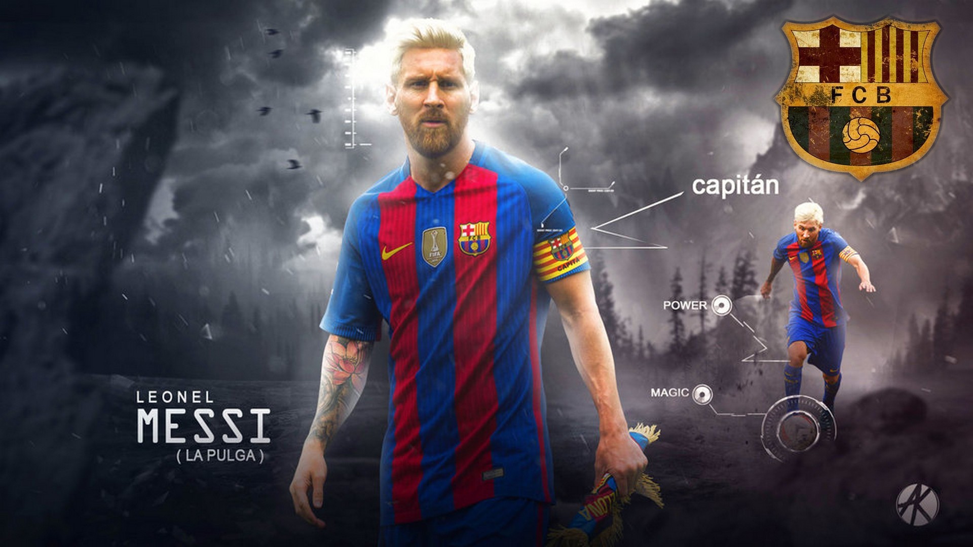 Wallpaper Desktop Messi HD with resolution 1920x1080 pixel. You can make this wallpaper for your Mac or Windows Desktop Background, iPhone, Android or Tablet and another Smartphone device
