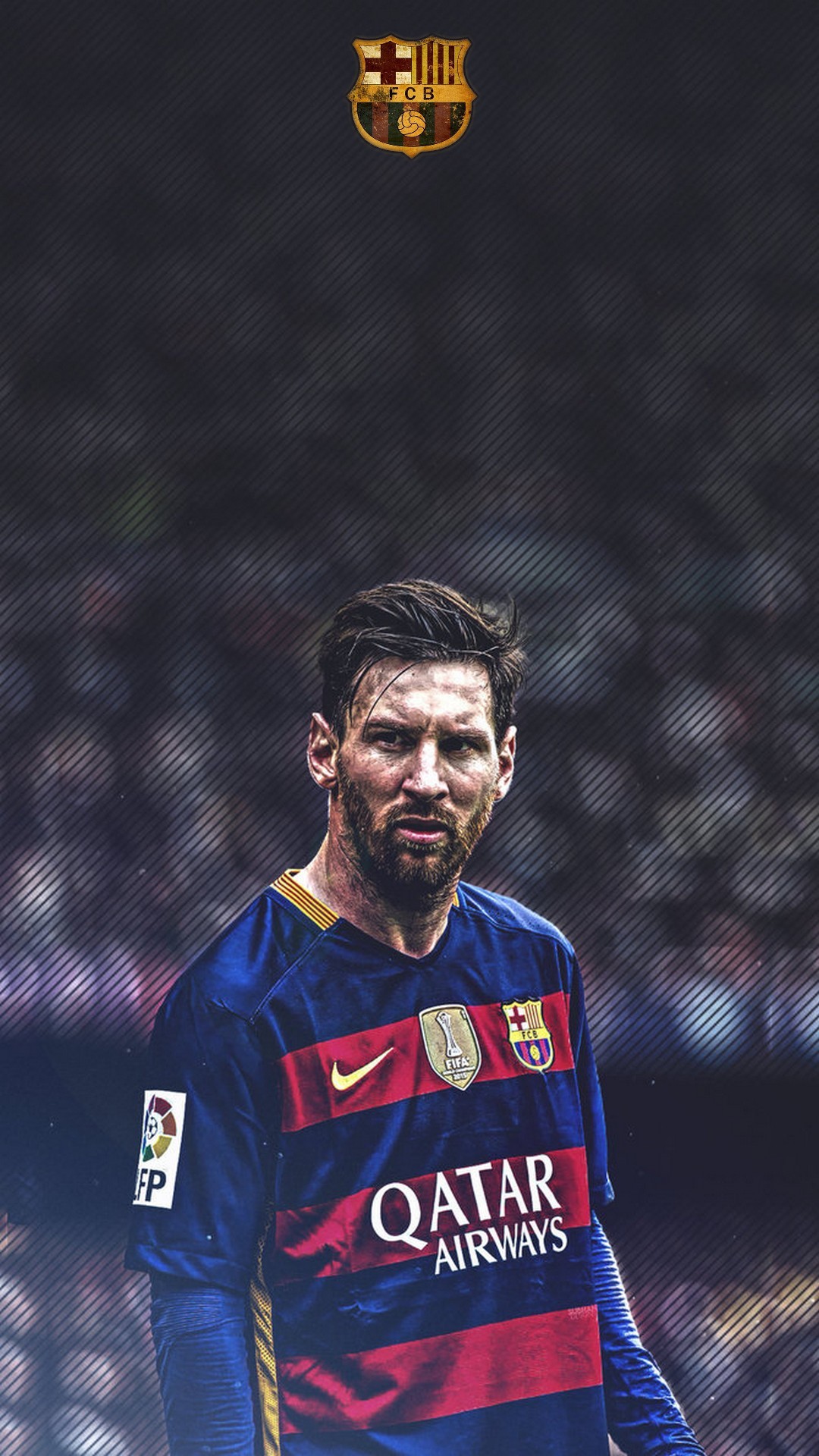 Wallpaper Leo Messi iPhone With Resolution 1080X1920 pixel. You can make this wallpaper for your Mac or Windows Desktop Background, iPhone, Android or Tablet and another Smartphone device for free