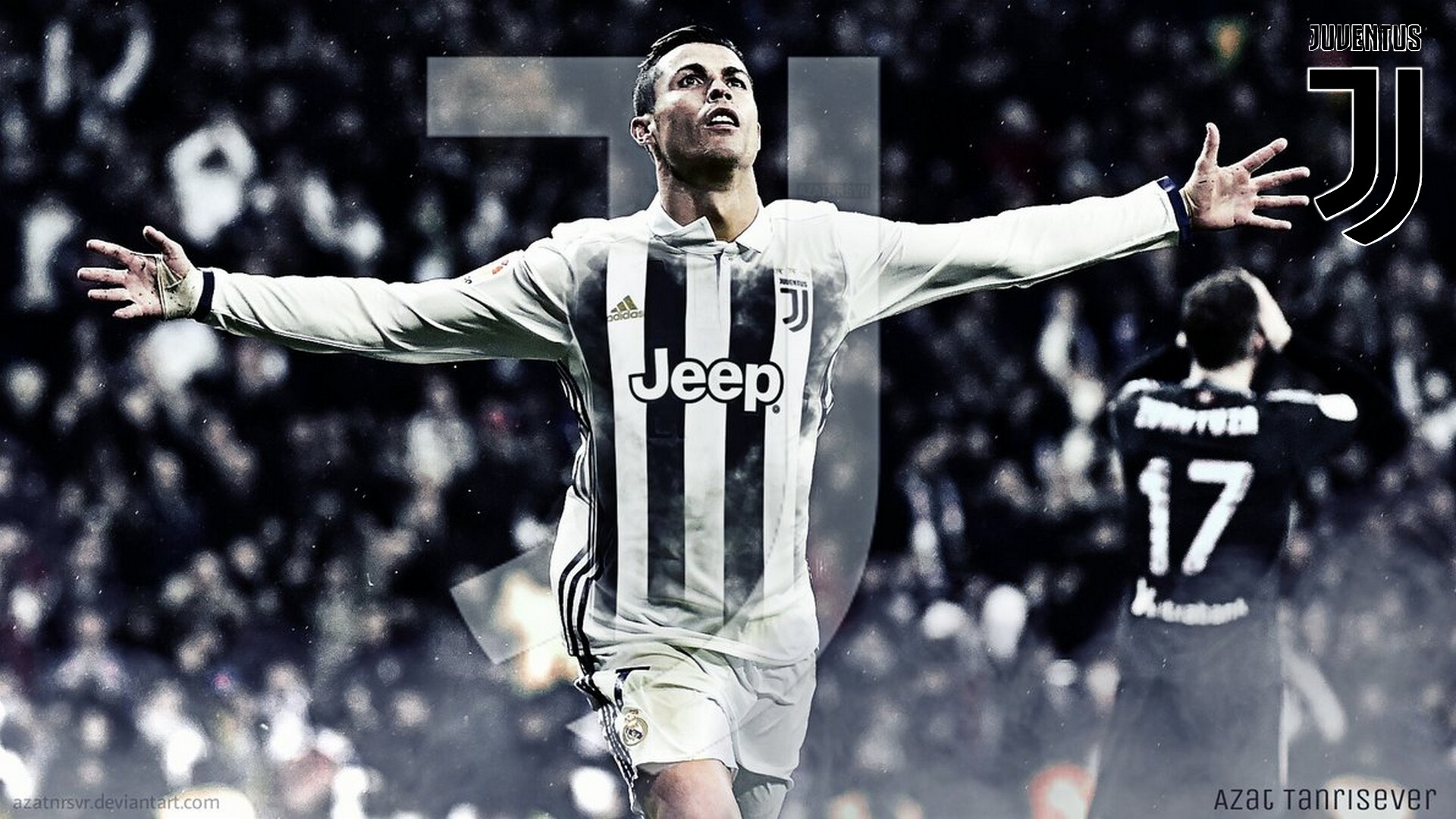 Wallpapers HD Christiano Ronaldo Juventus with resolution 1920x1080 pixel. You can make this wallpaper for your Mac or Windows Desktop Background, iPhone, Android or Tablet and another Smartphone device