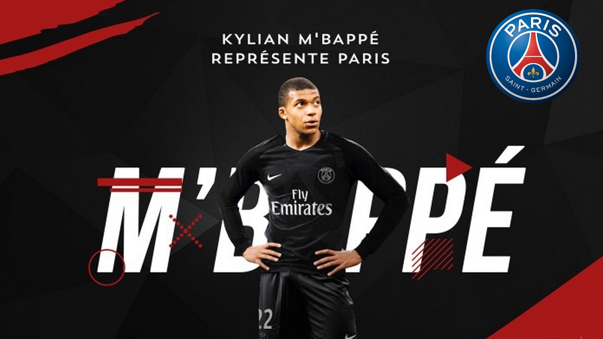 Wallpapers HD Kylian Mbappe PSG With Resolution 1920X1080 pixel. You can make this wallpaper for your Mac or Windows Desktop Background, iPhone, Android or Tablet and another Smartphone device for free