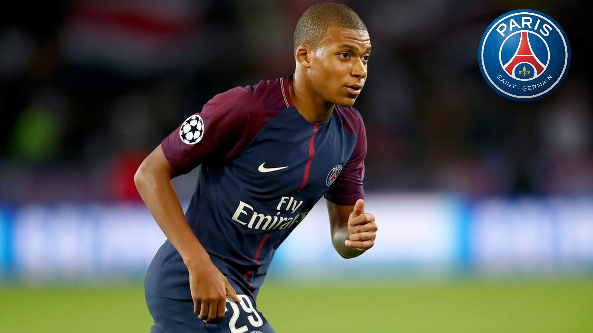 Wallpapers HD Mbappe Paris Saint-Germain With Resolution 1920X1080 pixel. You can make this wallpaper for your Mac or Windows Desktop Background, iPhone, Android or Tablet and another Smartphone device for free
