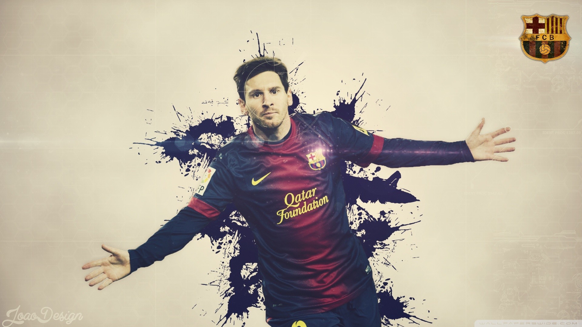Windows Wallpaper Messi With Resolution 1920X1080 pixel. You can make this wallpaper for your Mac or Windows Desktop Background, iPhone, Android or Tablet and another Smartphone device for free