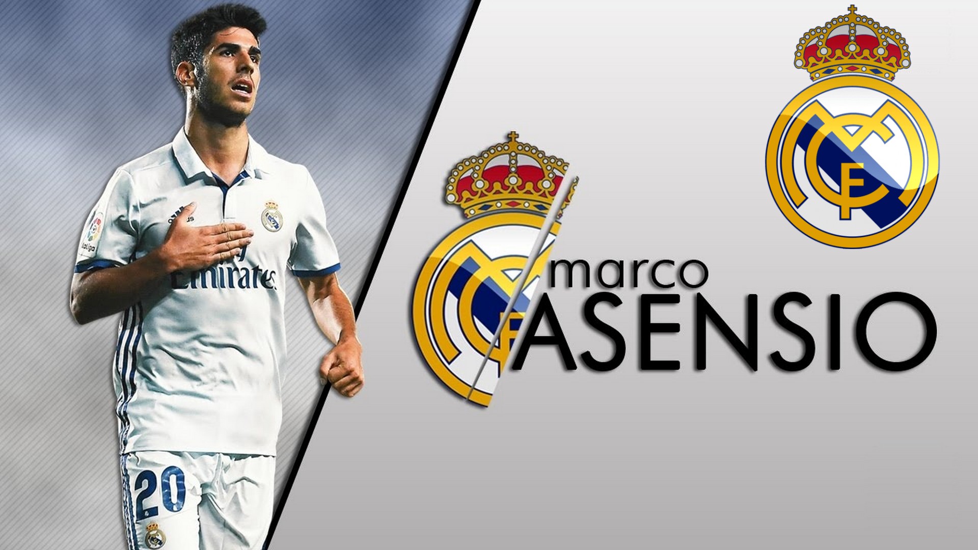 Marco Asensio Real Madrid Wallpaper with resolution 1920x1080 pixel. You can make this wallpaper for your Mac or Windows Desktop Background, iPhone, Android or Tablet and another Smartphone device