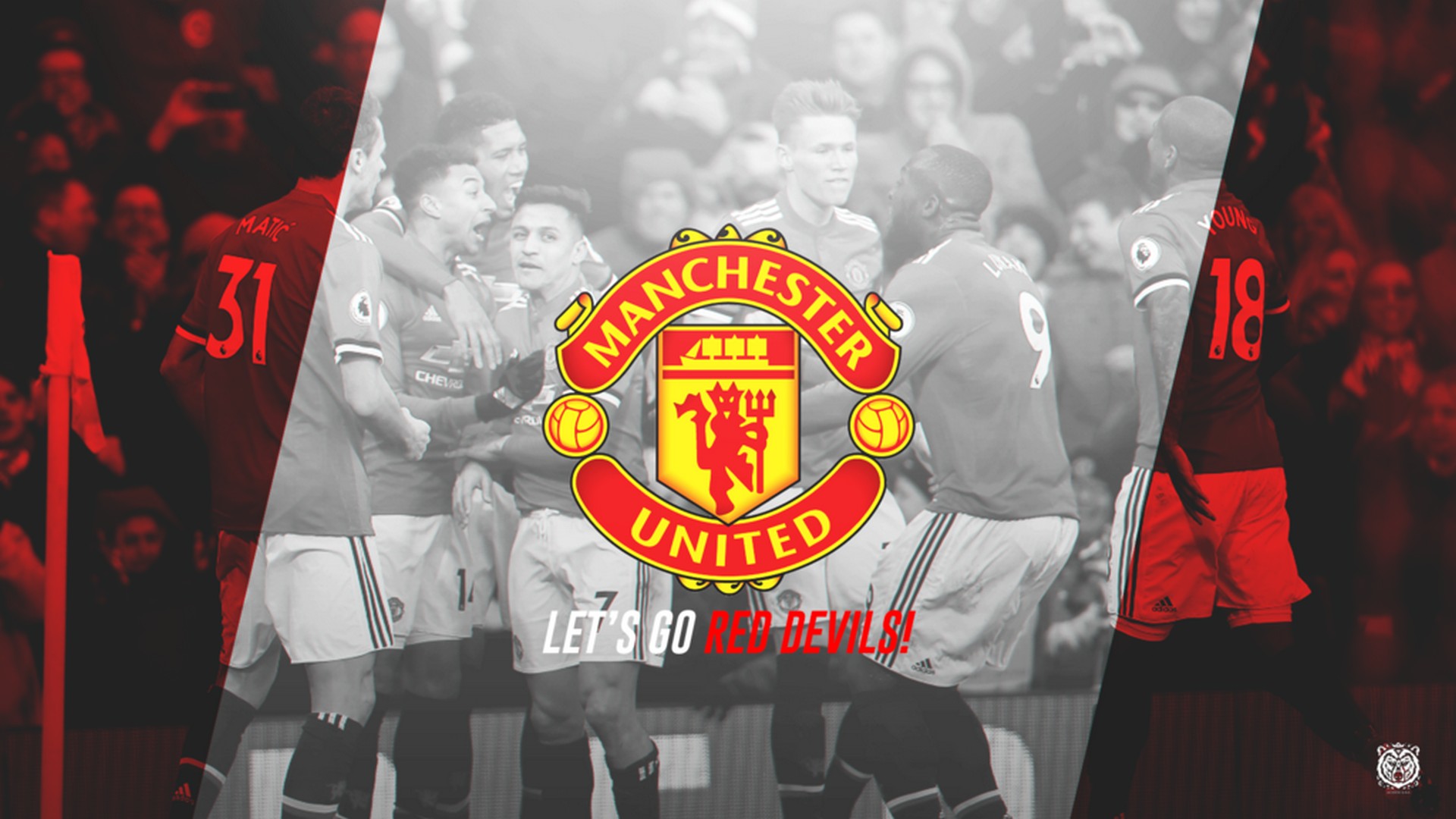 HD Desktop Wallpaper Manchester United with high-resolution 1920x1080 pixel. You can use this wallpaper for your Desktop Computers, Mac Screensavers, Windows Backgrounds, iPhone Wallpapers, Tablet or Android Lock screen and another Mobile device