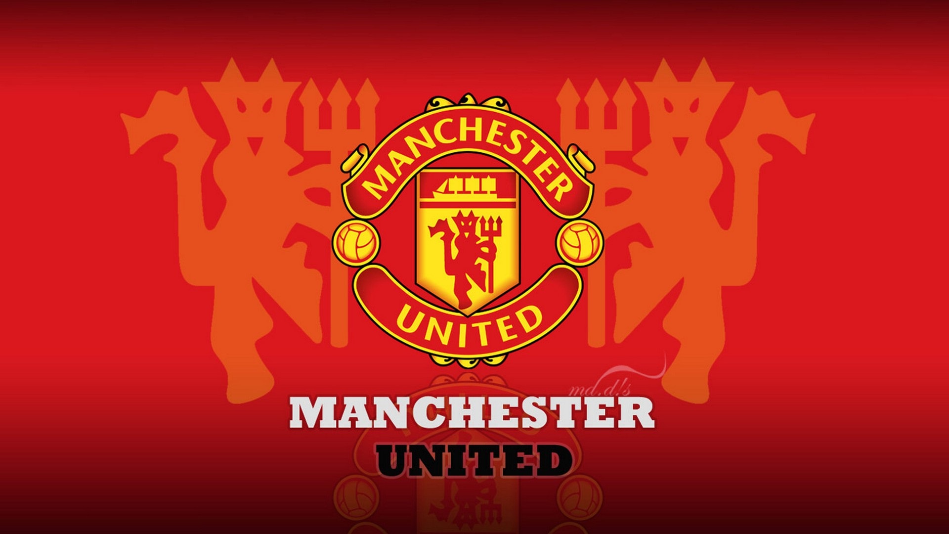 Manchester United Wallpaper HD with high-resolution 1920x1080 pixel. You can use this wallpaper for your Desktop Computers, Mac Screensavers, Windows Backgrounds, iPhone Wallpapers, Tablet or Android Lock screen and another Mobile device