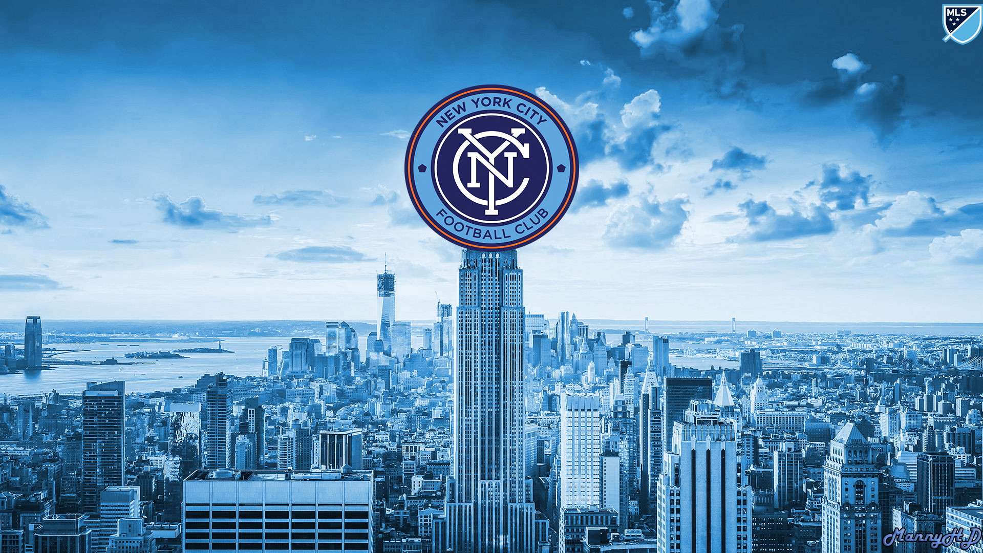 HD Backgrounds New York City FC With high-resolution 1920X1080 pixel. You can use this wallpaper for your Desktop Computers, Mac Screensavers, Windows Backgrounds, iPhone Wallpapers, Tablet or Android Lock screen and another Mobile device